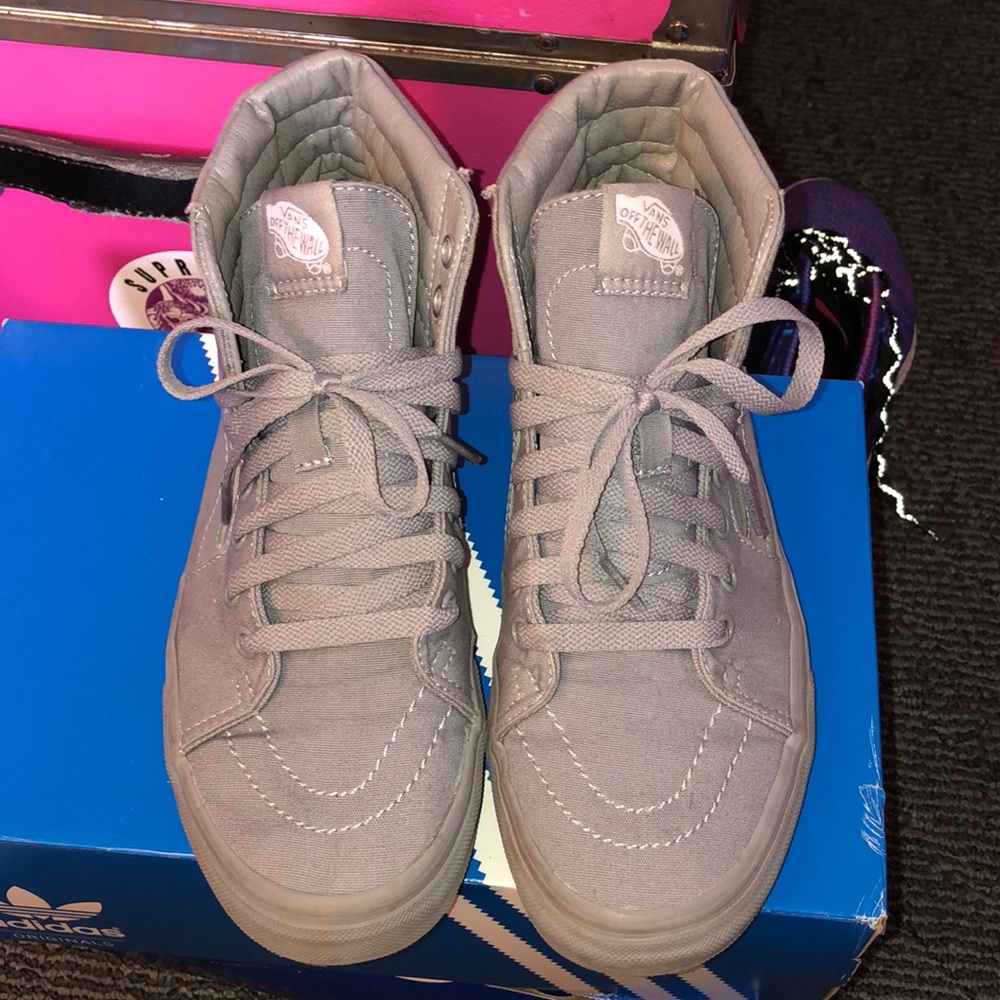 All grey vans